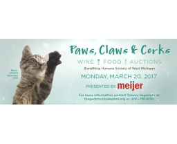 Paws, Claws and Corks Charity Event Article Category Image