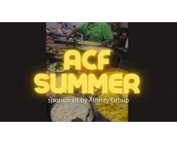 ACF Summer BBQ - Thursday, June 23, 2022 at 5pm - 7:30pm Article Category Image